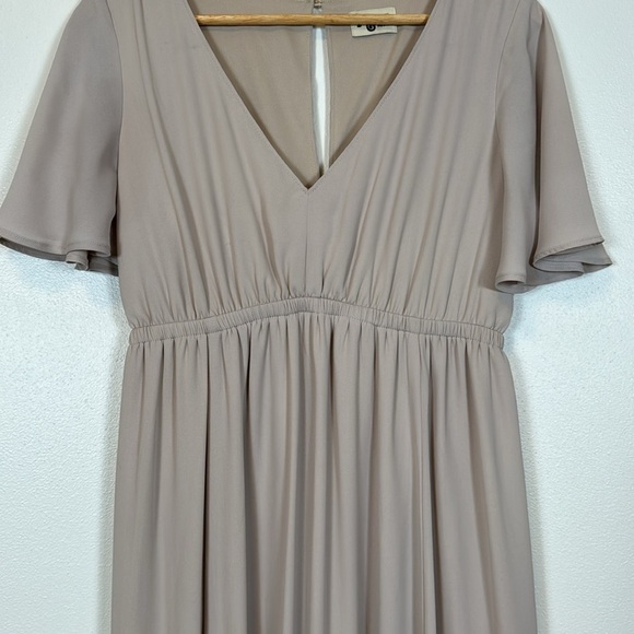 Show Me Your Mumu Michelle Flutter Sleeve Maxi Dress Womens Med Flowy Feminine - Picture 5 of 10